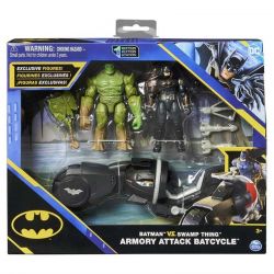 Batman Armory Attack Batcycle med 10 cm Figurer