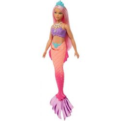 Barbie Core Mermaid Rosa, orange, lila