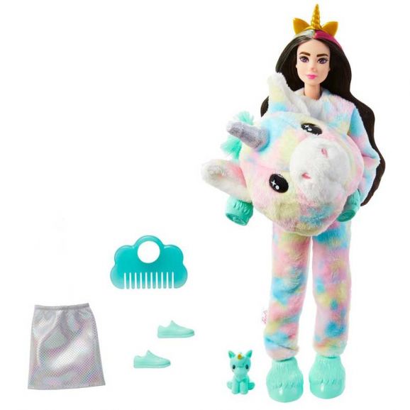 Barbie Cutie Reveal Unicorn Plush Costume Series Överraskning