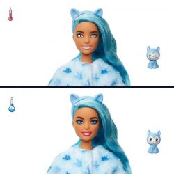 Barbie Cutie Reveal Winter Sparkle Husky Hund Series 3 Överraskning