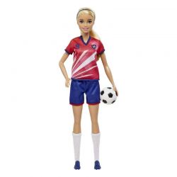 Barbie Fotbollspelare med fotboll