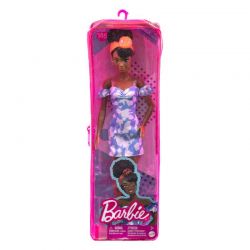 Barbiedocka Med Blommig Klänning