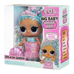 L.O.L. Splash Queen Surprise Big Baby Hair Hair Hair Docka