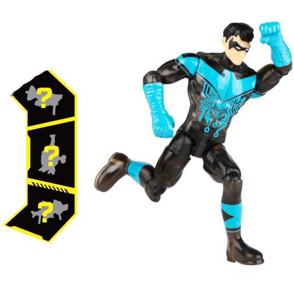 Nightwing Figur med 3 st. överraskningar 10 cm DC Comics