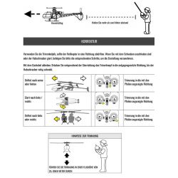 Radiostyrd Helikopter Lama SA-315 Gyro RTF