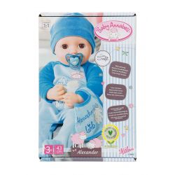 Baby Annabell Alexander Docka Interaktiv med ljud och tårar 43 cm