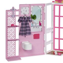 Barbie Dockhus med möbler HCD47