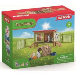 Schleich Kaninbur med Kaniner 42420