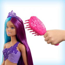 Barbie Sjöjungfru med långt hår och håraccessoar Dreamtopia 