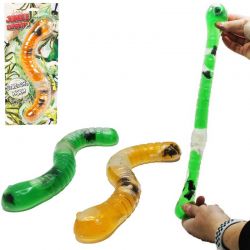 Mask med Slime, larver och flugor 27 cm