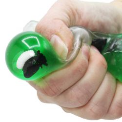 Mask med Slime, larver och flugor 27 cm