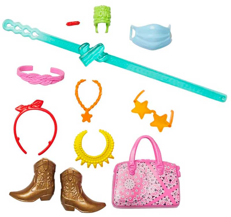 Barbie Fashion Accessoarer Western Pack With 11 Storytelling