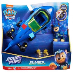 Paw Patrol Aqua Themed Vehicles - Chase