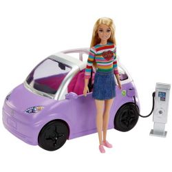 Barbie Elbil med laddstation leksaksbil