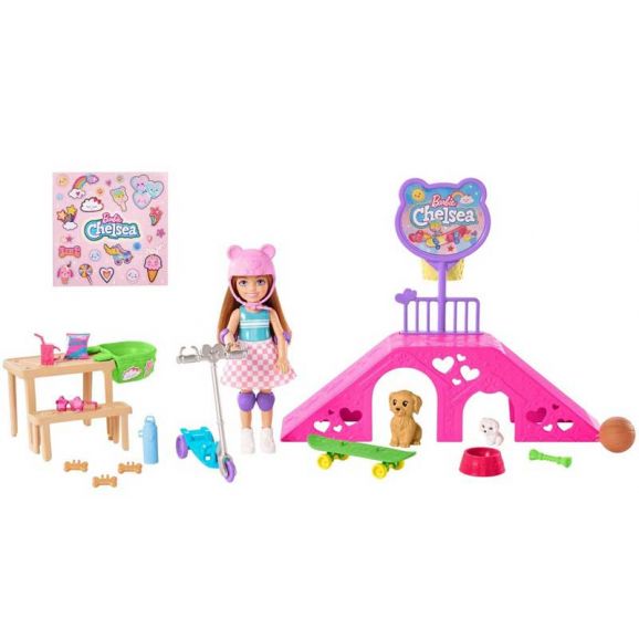 Barbie Chelsea Skatepark Lekset