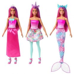 Barbie Dress Up Doll Mermaid with Fantasy Pets