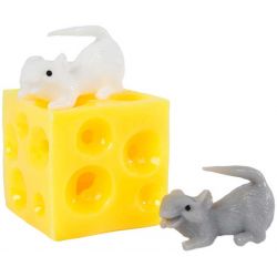 Stretchy ost med mysiga möss