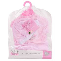 Baby Rose Dockkläder Kanin Body