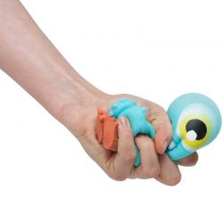 Roligt monster med ljus klämmonster mjuk