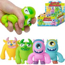 Roligt monster med ljus klämmonster mjuk