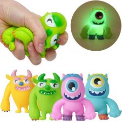 Roligt monster med ljus klämmonster mjuk