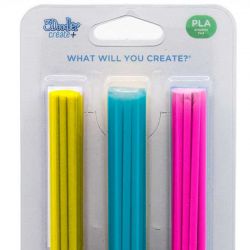 Create+ PLA Tie Dye - 75 st. Strand 75 st. Strand (Gul, Neon blå, Neon Rosa) 3Doodler Create+