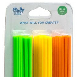 Create+ PLA Citrus Glow - 75 st. Strand 75 st. Strand (Neon Orange, Neon Grön, Neon Gul) 3Doodler Create+