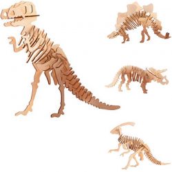 Pussel 3D Dinosaurie Plywood