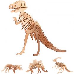 Pussel 3D Dinosaurie Plywood