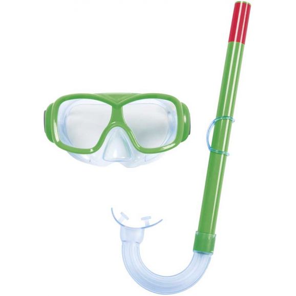 Snorkelset 7 år+ Cyklop Grön till barn Bestway
