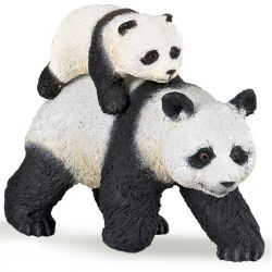 Papo Panda med unge Leksaksdjur