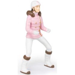 Papo Vinter Ryttare rosa jacka