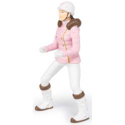 Papo Vinter Ryttare rosa jacka