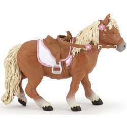 Papo Shetland med sadel
