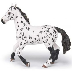 Papo Appaloosa sto vit med svarta prickar