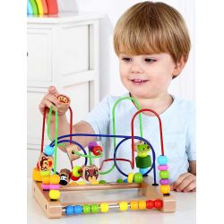 Kulbana i trä till barn aktivitetsleksak Tooky Toy