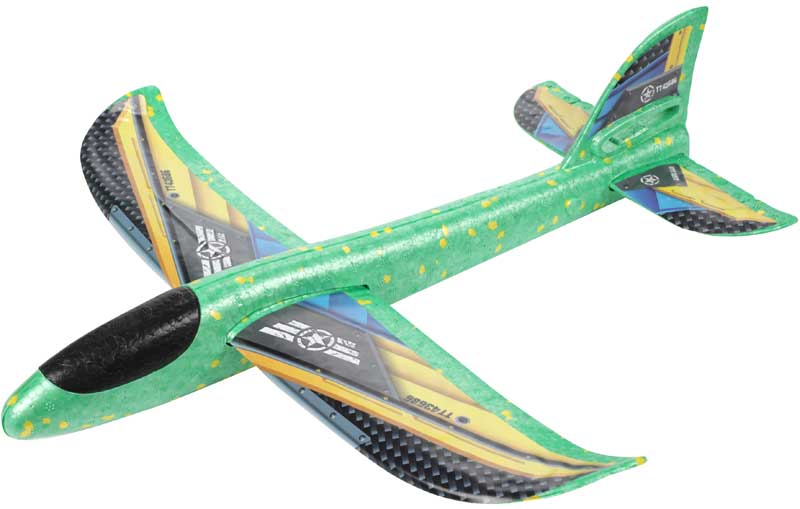 Läs mer om Glidflygplan 37 cm leksak med stickers
