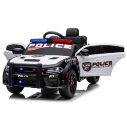 Elbil Barn Dodge Charger SRT Hellcar Redeye Police 2 x 12 volt Azeno