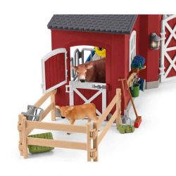 Schleich Röd Bondgård med bondgårdsdjur 42605