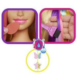 Barbie Neon Rainbow Deluxe Styling Huvud Totally Hair HMD78
