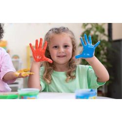 Fingerfärg till barn med tillbehör Jovi