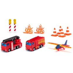 Siku brandbilar och flygplan presentpaket 3-pack 6330