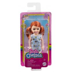 Barbie Chelsea rött hår med dress bin HGT04