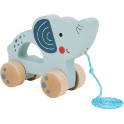 Dragleksak i trä elefant Tooky Toy