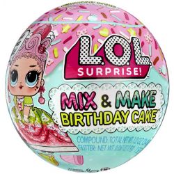 L.O.L. Suprise Mix and Make Birthday Cake Tot Docka