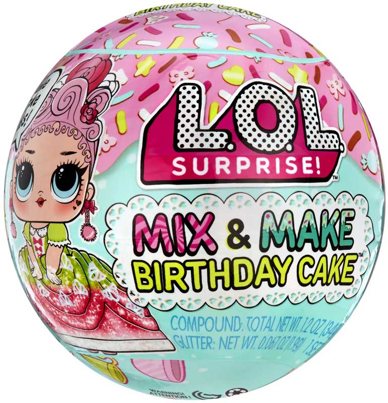 Läs mer om L.O.L. Suprise Mix and Make Birthday Cake Tot Docka