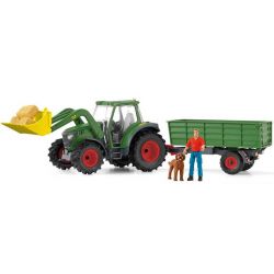 Schleich Traktor med släp 42608