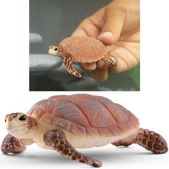 Schleich Karettsköldpadda Hawskbill Sea Turtle 14876
