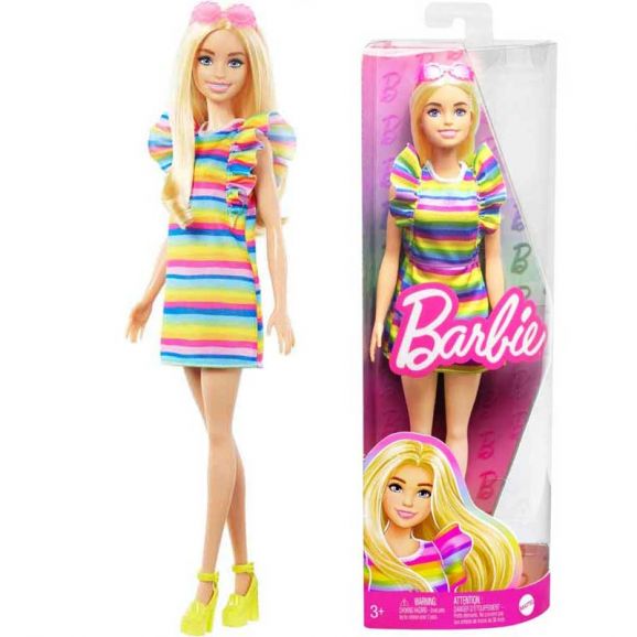 Barbie Med regnbågsdress HBW99