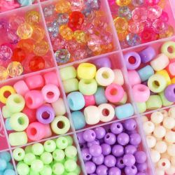 Pärlor 600 delar för att göra smycken till barn